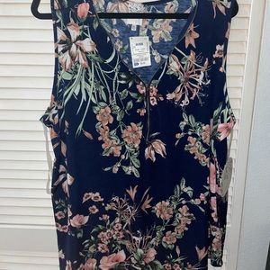 Floral tank top